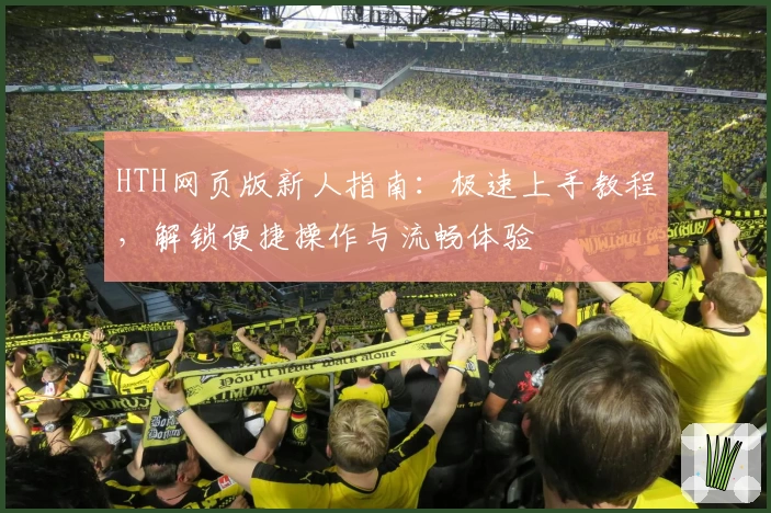 HTH网页版新人指南：极速上手教程，解锁便捷操作与流畅体验